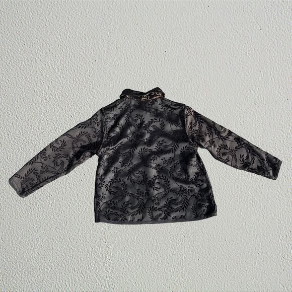 Floral patchwork reversible thin jacket, bohemian, boho chic hippie eclectic - Picture 4 of 9